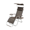 Adjustable Lounge Chair with Canopy and Cup Holders